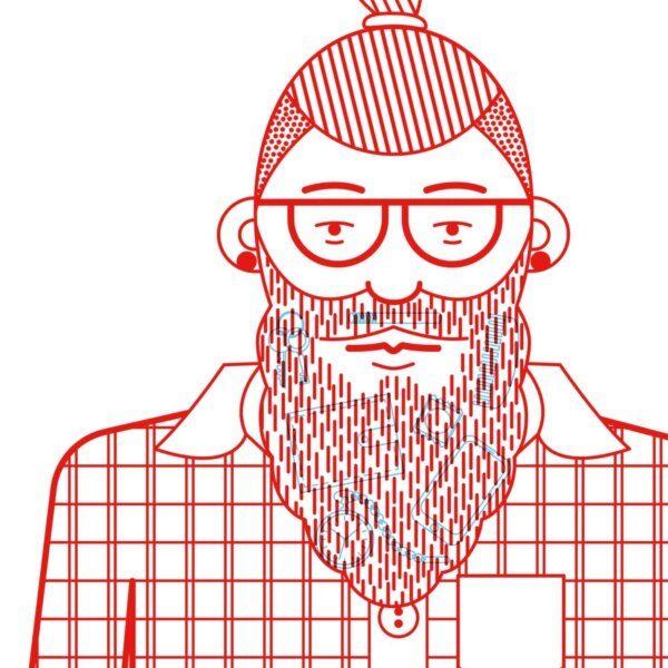 Plakát / Hipster