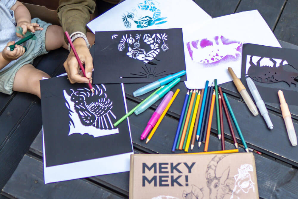 MEKY MEK! sada šablonek