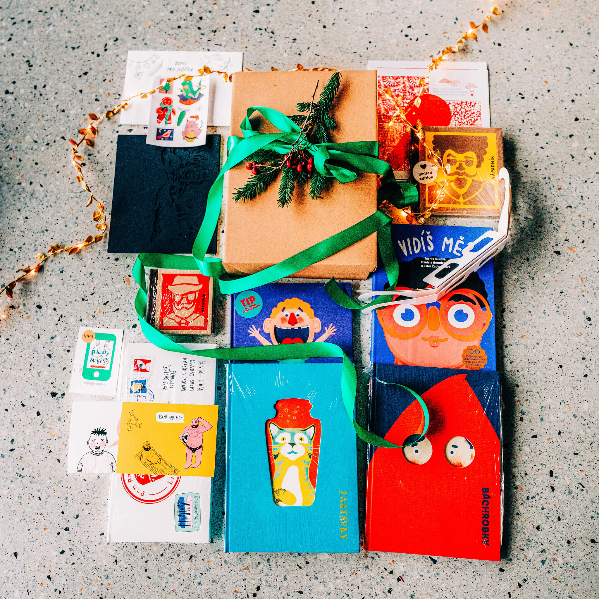 POP PAP vánoce BOX knihy